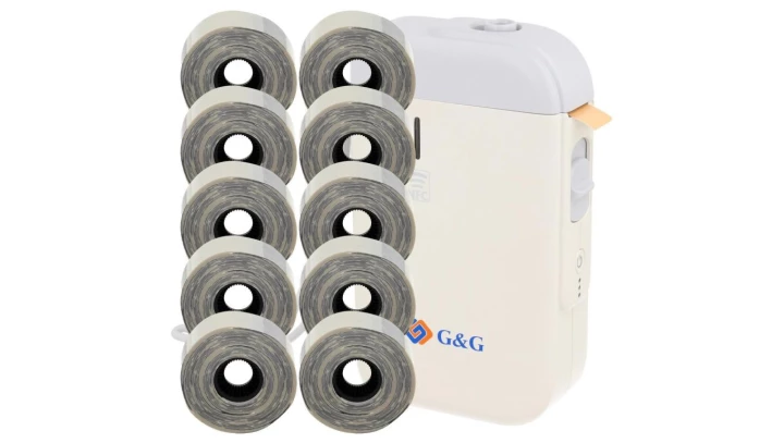 Drukarka GiG GG-AT110HW + 10 x taśma do GiG CL110 HW 15x30mm