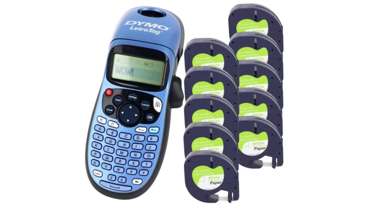 Drukarka etykiet DYMO LetraTag LT-100H + 10 x zamiennik taśm 59421