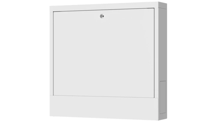 Szafka natynkowa ORN-3 do montażu rozdzielacza hydraulicznego na 8 obwodów grzewczych 615x121x580mm biała