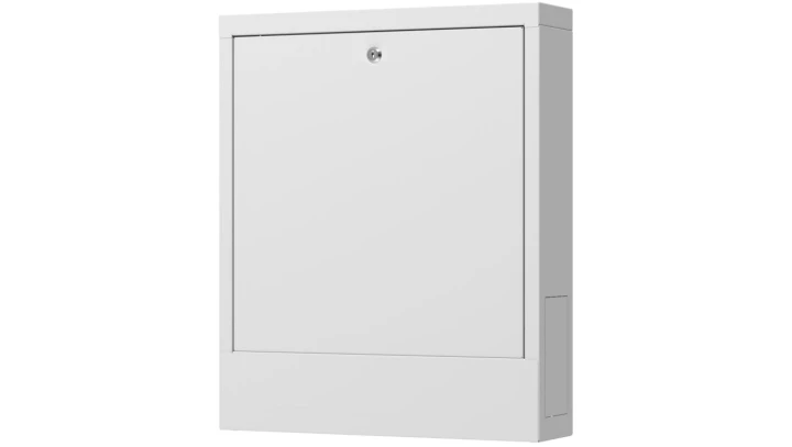 Szafka natynkowa ORN-2 do montażu rozdzielacza hydraulicznego na 6 obwodów grzewczych 485x121x580mm biała