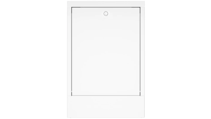 Szafka natynkowa ORN-1 do montażu rozdzielacza hydraulicznego na 4 obwody grzewcze 385x121x580mm biała