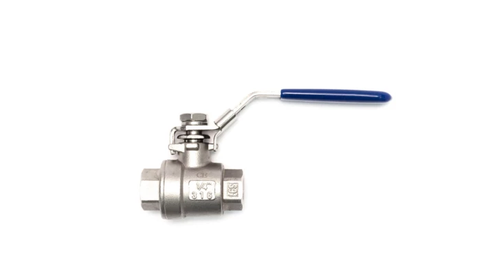 Zawór kulowy gwintowany Flowmatik R 3/8 GW PN63, 2-elementowy z blokadą, stal nierdzewna 316, PTFE