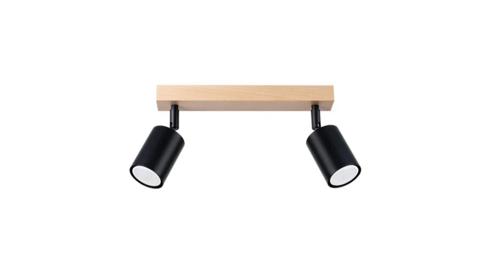 Plafon VERDO 2 czarny