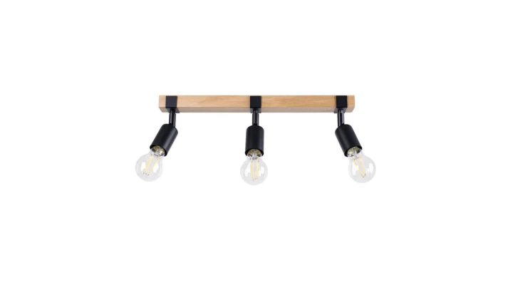 Plafon ZUCA 3 czarny