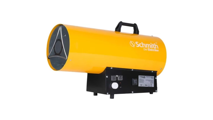 Nagrzewnica gazowa dmuchawa 50kW regulator i wąż 1,5m w zestawie Schmith