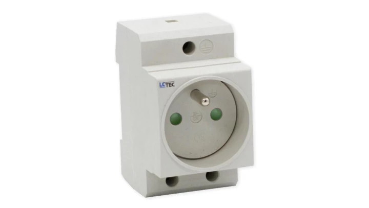 Gniazdo na szynę TH z bolcem uziemiającym LC-Tec / EBSA2