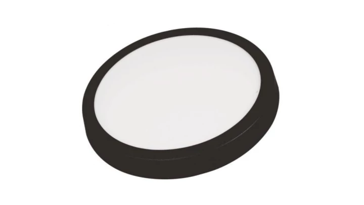 DOWNLIGHT natynkowy OKRĄG 110x27 6W 4000K 360lm Czarny