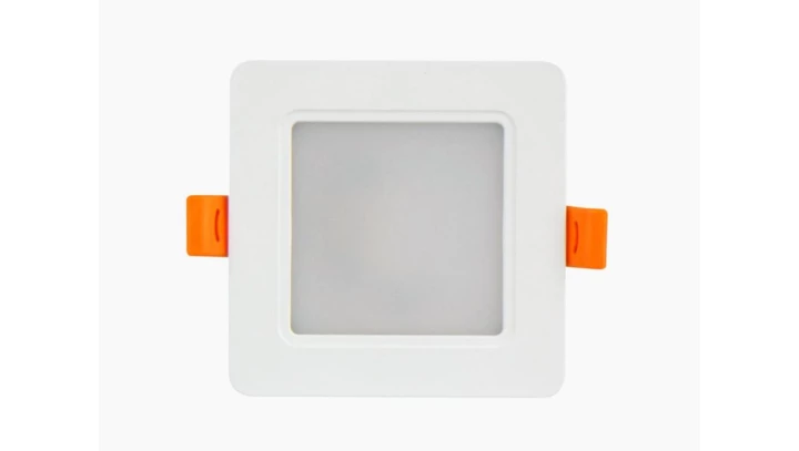 LED line LITE Downlight Plafon MOLLY 5W 450lm 3000K ciepła kwadrat podtynk 3 lata gwar.