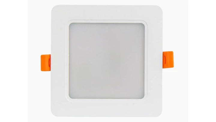 LED line LITE Downlight Plafon MOLLY 9W 830lm 3000K ciepła kwadrat podtynk 3 lata gwar.