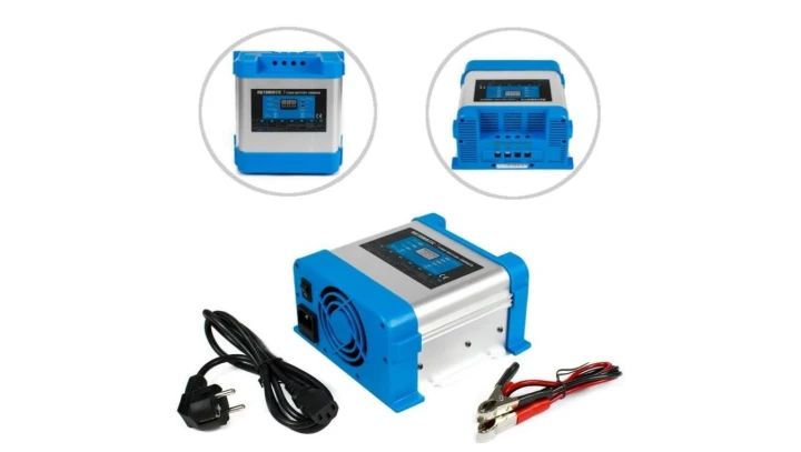 Ładowarka sieciowa 12 V do akumulatorów BC-20 PRO 20A (230V/12V) LCD 7 stopni ładowania