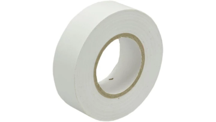 Taśma izolacyjna PVC biała 0,13 x 15mm x 10m / 24427