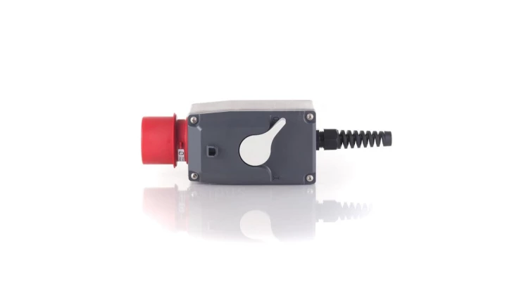 20P3106, wyłącznik silnikowy 3 f z wtykiem zasilającym 3P+N+Z 16A, sterowanie pokrętłem, zakres nastaw 4,0-6,3A