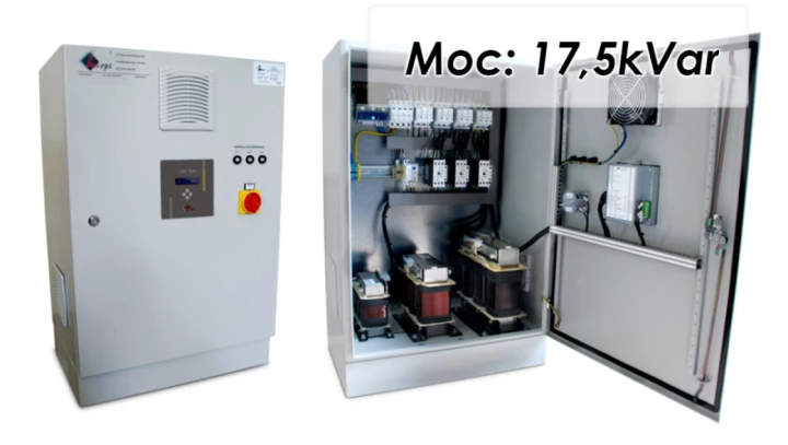 Bateria dławików kompensacyjnych, kompensator BDKL-17,5/2,5