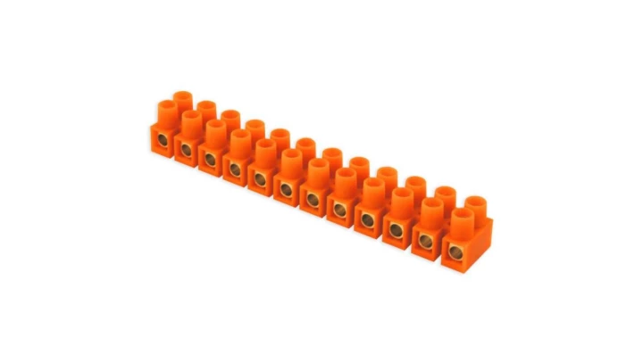 Złączka listwa zaciskowa 12-torowa 4,0mm2 pomarańczowa / 34578