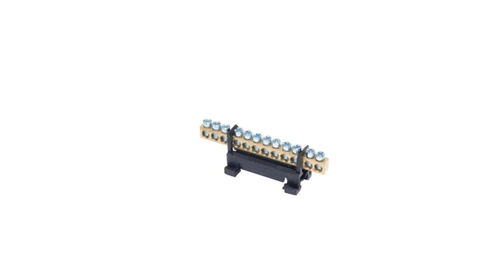 Listwa zaciskowa na szynę L12 fazowa 12-torowa 16mm² 400V AC 63A czarna 81701007
