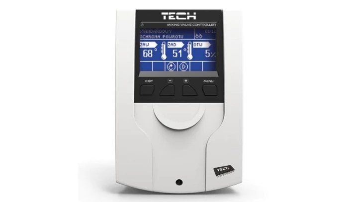TECH I-1 CWU - Sterownik instalacji siłownik zaworu + obieg CWU