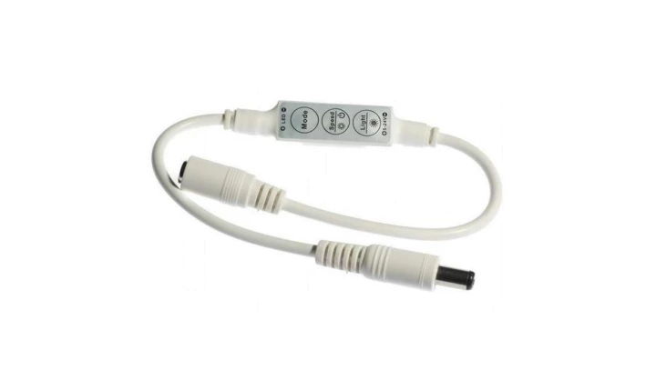 Ściemniacz jednokanałowy do taśm LED 12V/24V 6A 72W manualny 3 przyciski