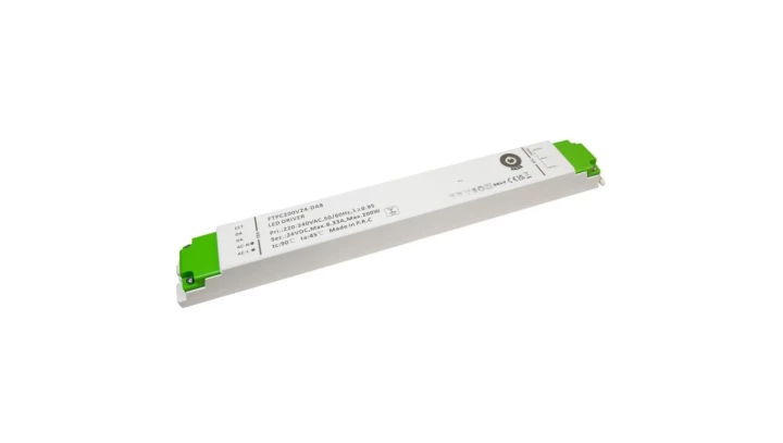 Zasilacz led FTPC200V24-DA8 199W 24V DC CCT 8,3A IP20 meblowy PUSH Dimming DALI (ściemnialny przyciskiem zwiernym)