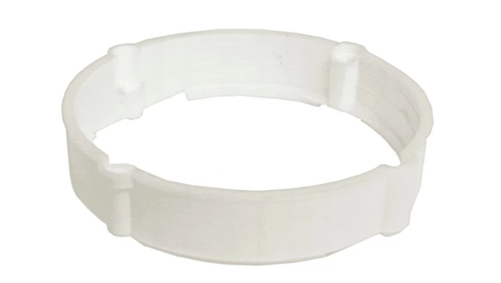 PIERŚCIEŃ DYSTANSOWY 60X12mm DO PUSZKI BIAŁY 10szt