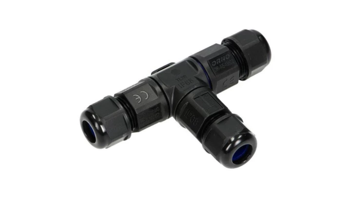 Konektor kablowy trójnik T IP68, 3x4mm2, 450V/25A OR-AE-13602