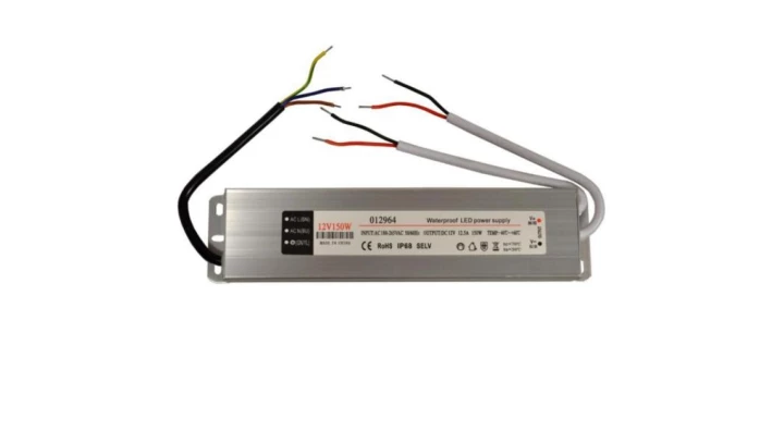 Zasilacz LED 12V 150W Slim napięciowy IP67 alumini