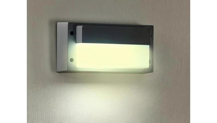 Oprawa elewacyjna LED Barr 9W WW szara
