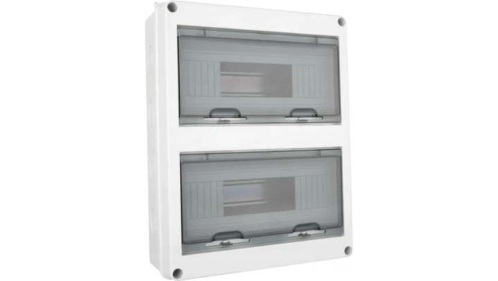 Rozdzielnica natynkowa hermetyczna 2x12 modułowa 1000V DC z listwą N+PE IP65 APV