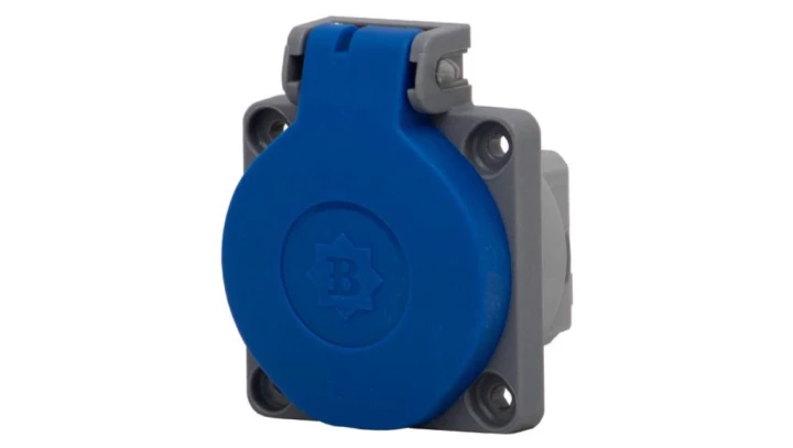 Gniazdo tablicowe 16A 250V 2P+Z IP44 - B