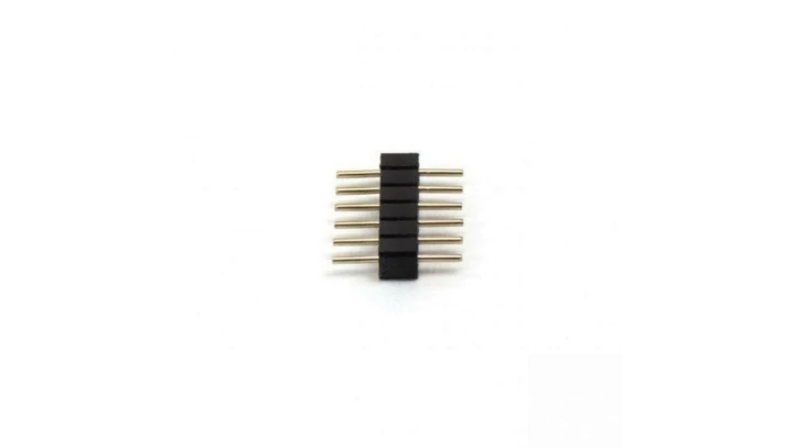 Złączka do taśmy led 6-pin 2,54mm męska grzebyk 1szt
