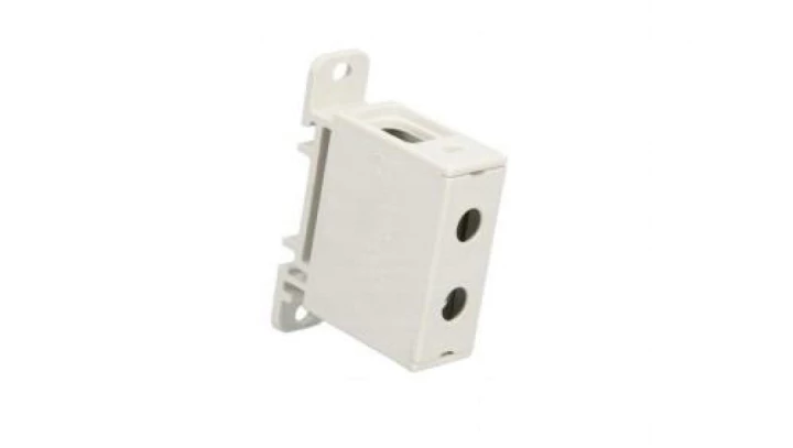 Złączka szyn gwint AL/CU 1,5-50mm2 TS35 szara