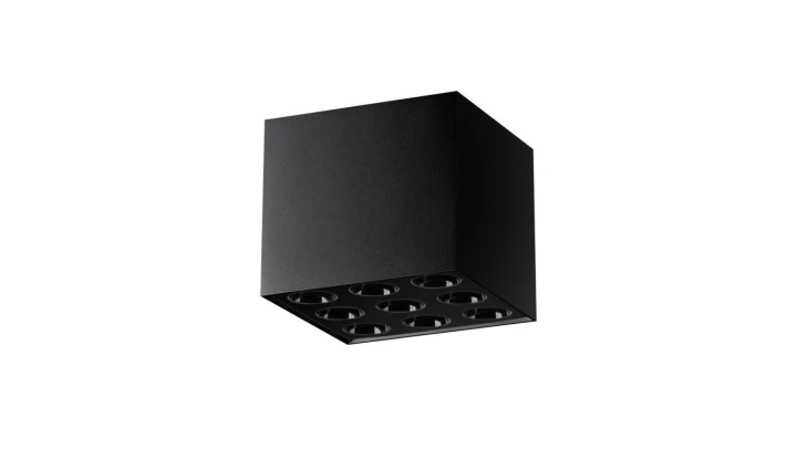 Plafon OZZY czarny LED