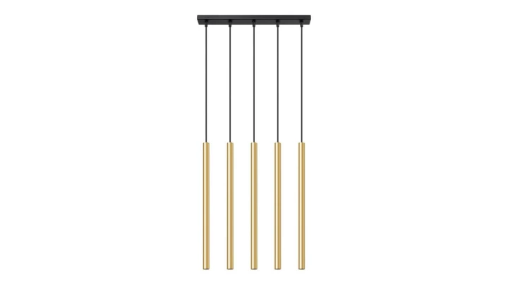Lampa Wisząca PASTELO 5L złoty połysk