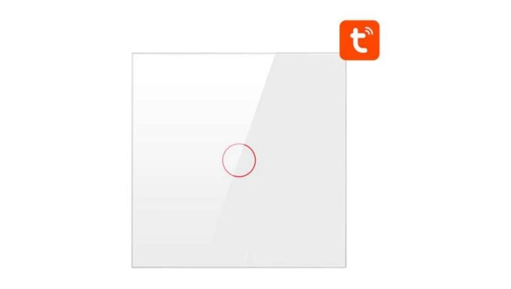 Dotykowy Włącznik Światła ZigBee Avatto ZTS02-EU-W1 Pojedynczy TUYA (biały)