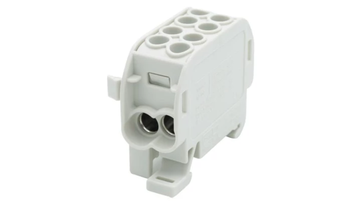 Zacisk HLS 100A-2 (1x25,1x16 / 1x25,1x16) Al/Cu - szary