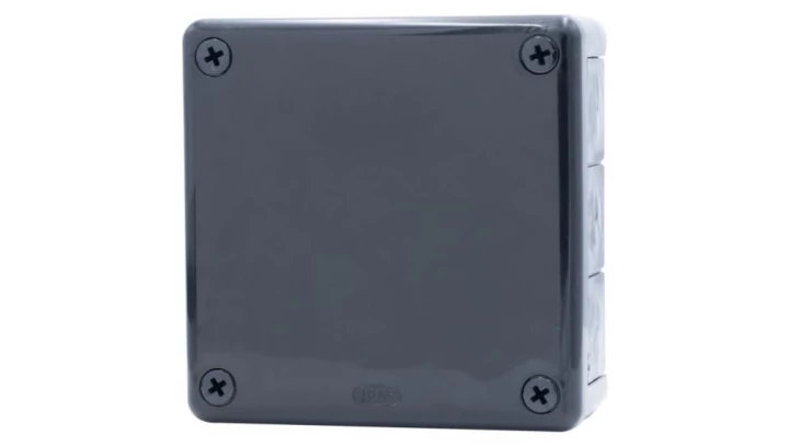 Puszka hermetyczna H55-L 118x118x46 IP55 12-wylotowa czarna
