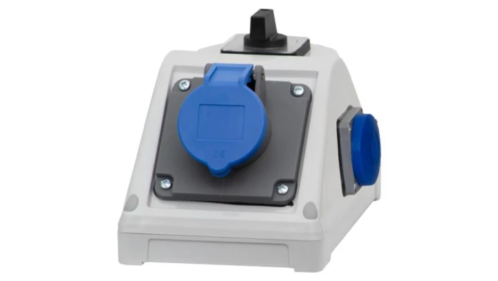 Rozdzielnica KOMBI - gniazda 32A 3p, 230V, 0/1