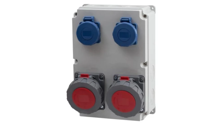Rozdzielnica R-300 - gniazda 2x16A 5p, 2x230V IP65