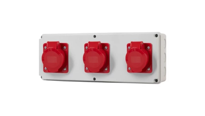 Rozdzielnia HORIZONTAL S - gniazda 16A 5p, 2x32A 5p