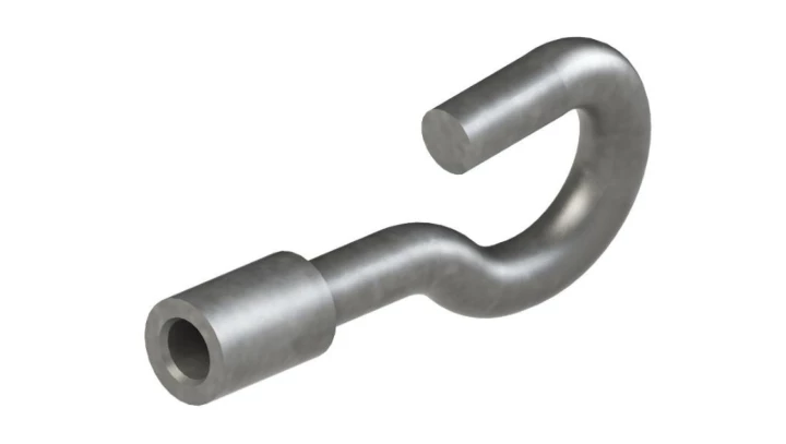 Hak nakrętkowy do zamocowania uchwytu odciągowego lub przelotowego, M16 (S306)