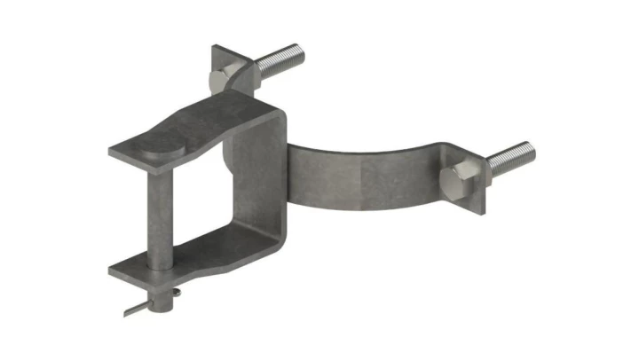 Konstrukcja mocna do mocowania izolatorów S-115 na słupach wirowanych E-10,5/4,3 i E-10,5/10 (KM-2)