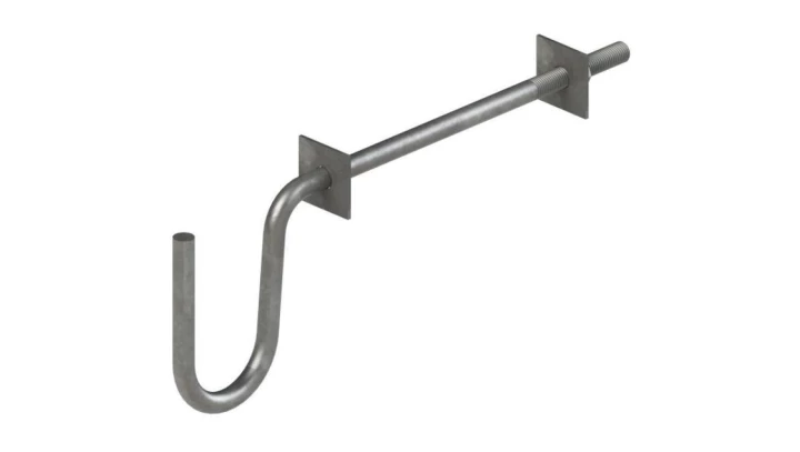 Trzon hakowy skośny do mocowania izolatorów N-95 (K203)