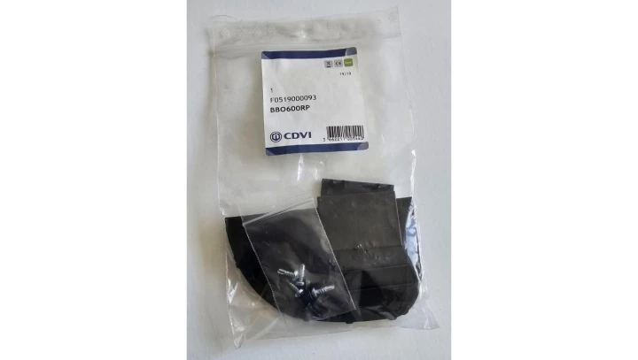 Zestaw zaślepek plastikowych oraz śrub do profili elektromagnetycznych