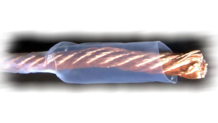 Koszulka termokurczliwa wysokotemperaturowa teflonowa (max. 260 st.C) przezroczysta 8.0/2.0mm (dł. 1m)