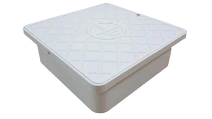 Skrzynka uziomowa płytka 170x170x55mm(szara)