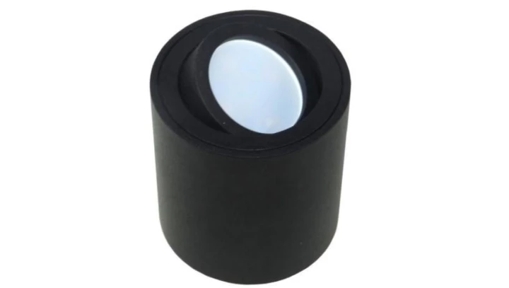 Oprawa sufitowa Febe Black ruchoma okrągła alumini