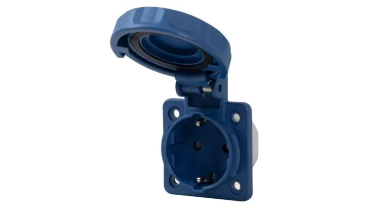 Gniazdo tablicowe 16A 250V 2P+Z IP67 SCHUKO