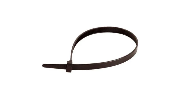 Taśma kablowa 365/7,6 czarna UV /op. 100 szt./