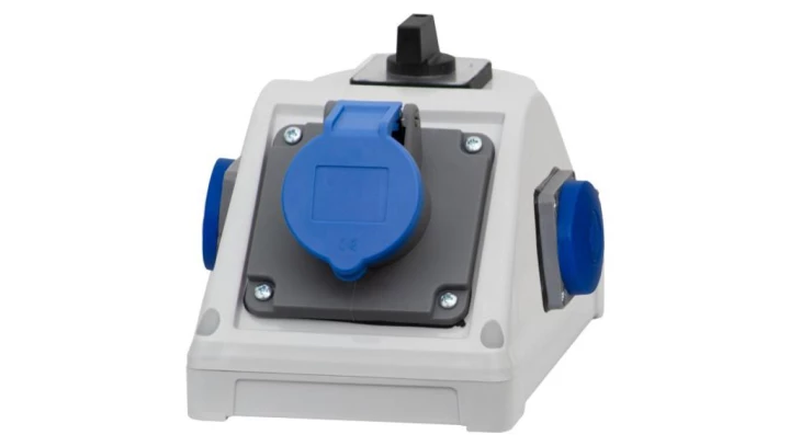 Rozdzielnica KOMBI - gniazda 16A 3p, 2x230V, 0/1(16A)