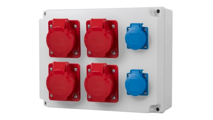 Rozdzielnica R-310 - gniazda 2x16A 5p, 2x32A 5p, 2x230V