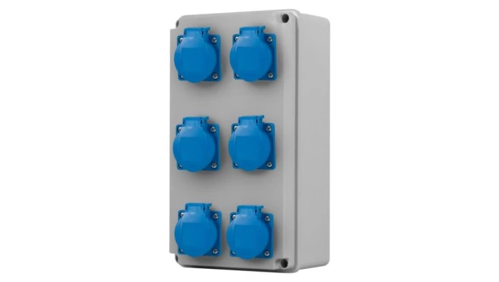 Rozdzielnica VERTICAL - gniazda 6x230V